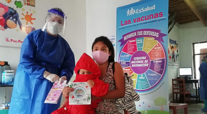 La Libertad Essalud reinicia actividades de vacuncación y control de la anemia