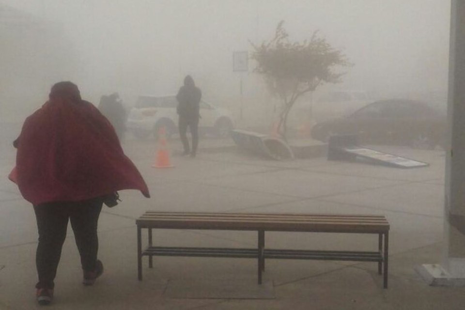 La Sierra soportará fuertes vientos desde hoy