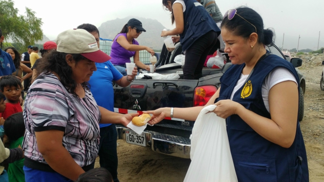 La Libertad: Fiscales realizan nueva entrega de donaciones a familias damnificadas