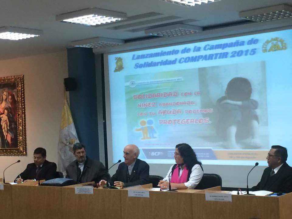 Iglesia lanzó Campaña Compartir a favor de los niños abandonados