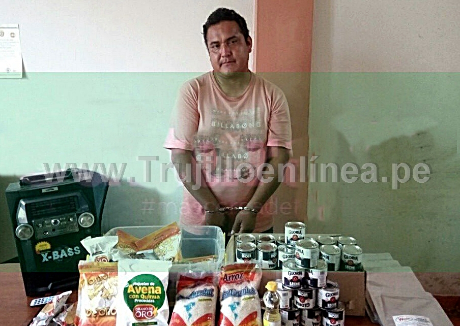 Sujeto roba desayuno de niños del colegio Semillitas de Amor en Cartavio