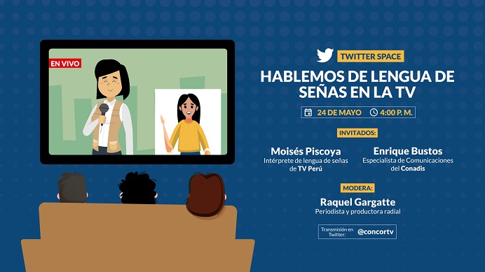 Organizan espacio sobre lenguaje de señas en la televisión