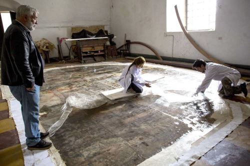 Trujillo: ministra de Cultura entregó a Iglesia San Francisco lienzo restaurado que data del siglo XVIII