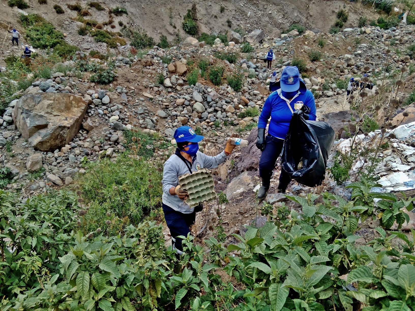 Otuzco: campaña de limpieza de ríos se desarrolla con éxito