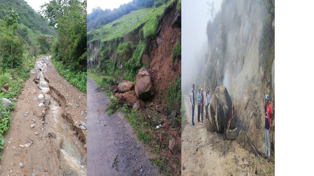 La Libertad: torrenciales lluvias provocan deslizamientos e interrumpen vías de comunicación en Sinsicap