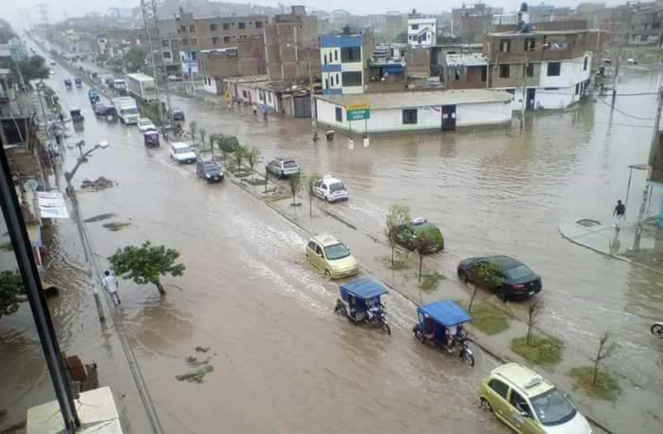 Según Senamhi lluvias moderadas a fuertes seguirán esta semana en la costa y sierra norte