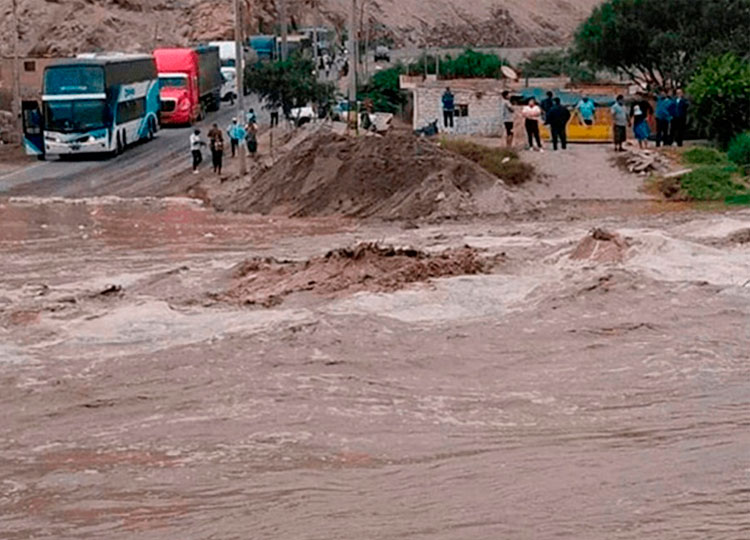 Son 407 distritos en el país en riesgo muy alto por lluvias intensas hasta marzo