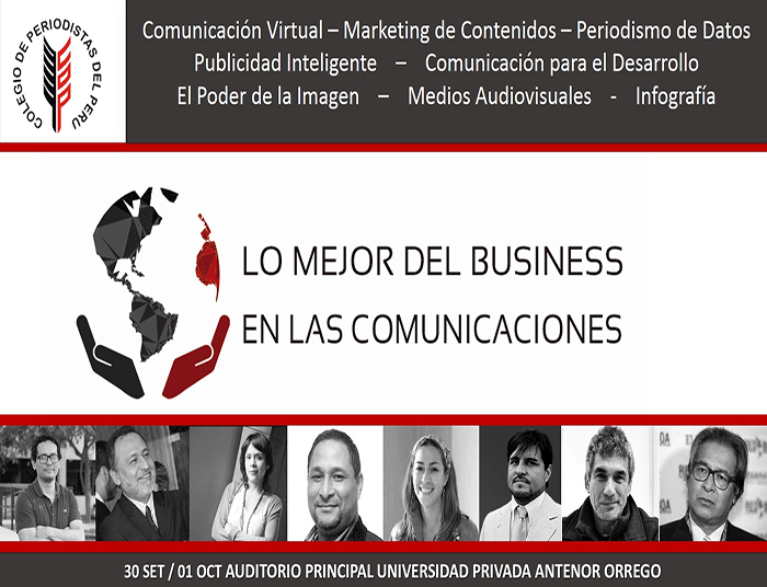 Programa del seminario nacional “Lo mejor del business en las comunicaciones” - Trujillo