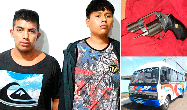 La Esperanza: Sujetos asaltaron a 20 pasajeros, pero fueron capturados durante descuido