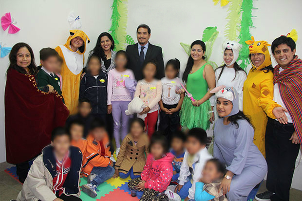 Realizan taller de cuentos en la ludoteca de la Corte de Justicia de La Libertad