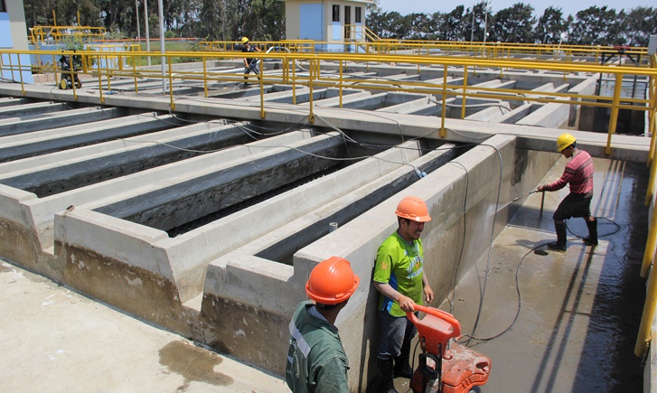 Trujillo: concluyeron trabajos de mantenimiento de planta de tratamiento agua potable