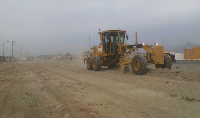 Casi 300 mil soles invierte Ministerio de Vivienda para mejorar ruta donde pasará el papa en Trujillo