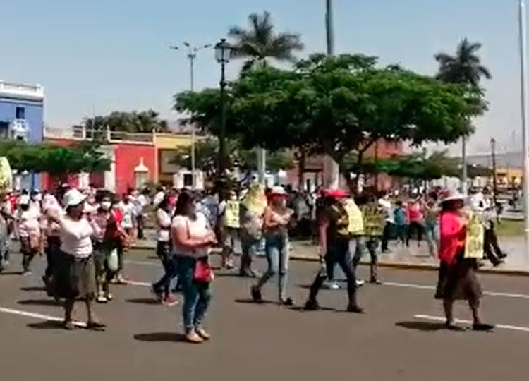 Realizan marcha para pedir la captura de Daniel Marcelo en Trujillo