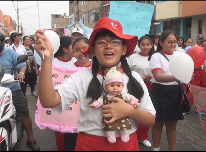 Realizan marcha “Por la vida” en Trujillo