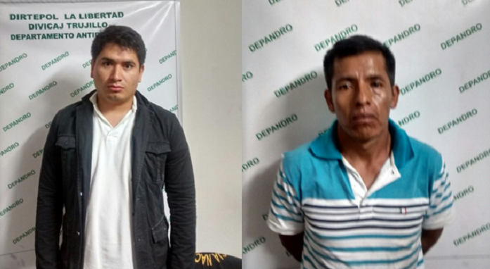  Capturan a dos sujetos que transportaban 40 kilos de marihuana a Trujillo 