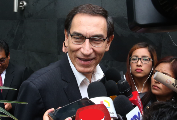 Vicepresidente Vizcarra reafirma su lealtad a mandatario Pedro Pablo Kuczynski