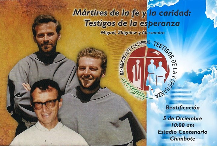 Todo listo para la beatificación de los tres primeros mártires del Perú