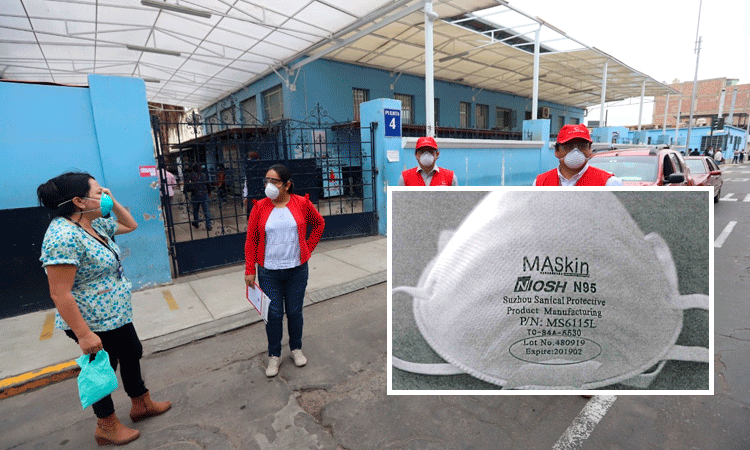 Contraloría advierte que repartieron mascarillas de pésima calidad y vencidas en Hospital Belén