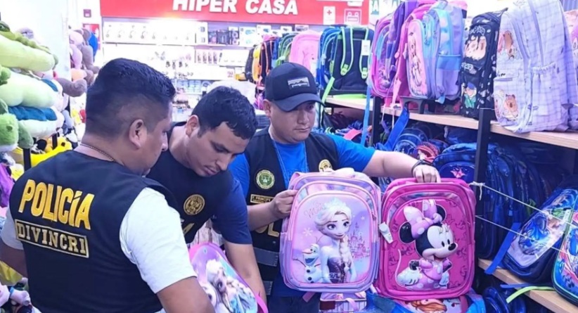 La PNP incautó en Trujillo mercadería presuntamente falsificada valorizada en más de S/ 20,000