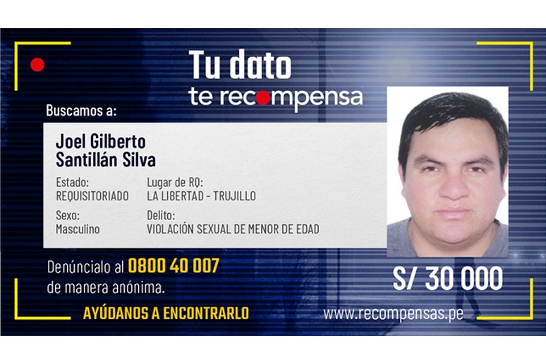 Ofrecen S/ 30,000 por información sobre médico investigado por abuso de menor en Pataz