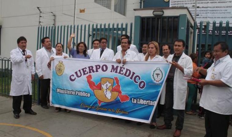 Médicos legistas se unen a paro de 48 horas en La Libertad