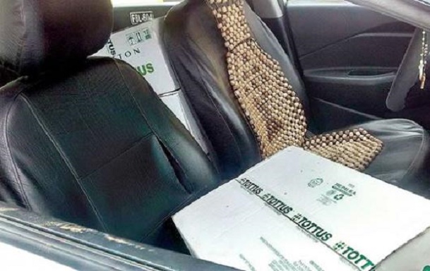 Hallan taxi robado con mercadería de hipermercados Tottus