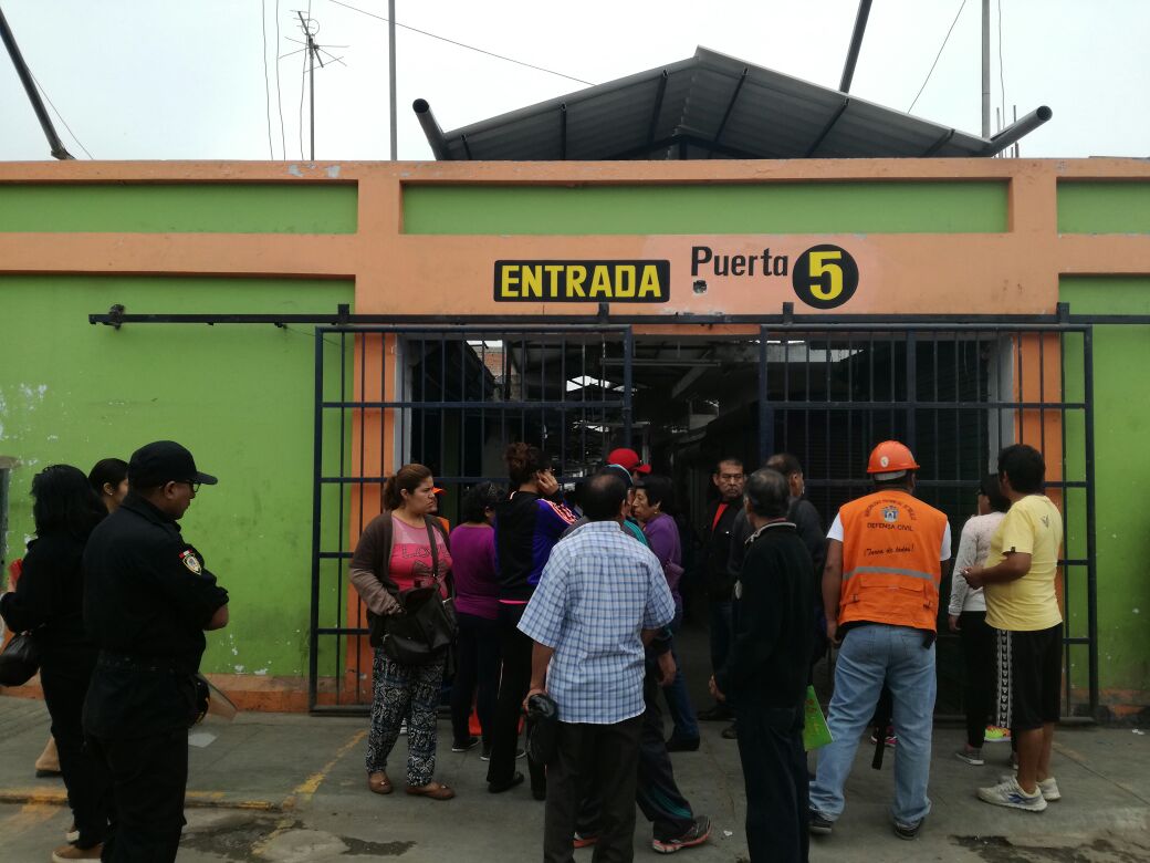 Trujillo: Cierran mercado zonal Palermo o ex Mayorista