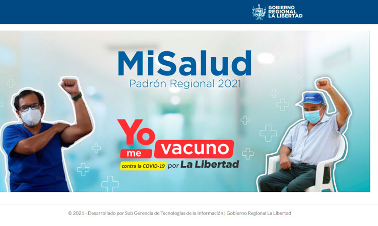 La Libertad: lanzan aplicativo para informar sobre proceso de vacunación