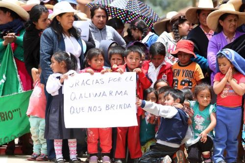 Sánchez Carrión: Midis supera metas para reducir la anemia y pobreza en Curgos