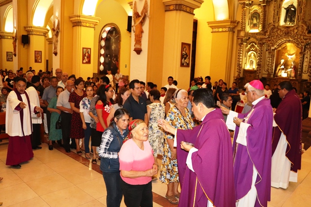 Trujillanos iniciaron la Cuaresma con celebración del Miércoles de Ceniza