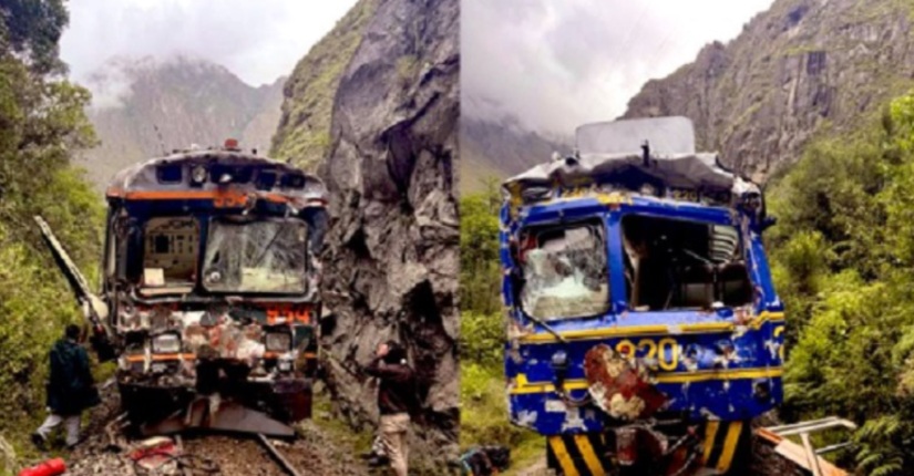 Dos trenes chocan en vía a Machu Picchu y dejan a una persona muerta y varios heridos