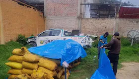 Incautan mineral aurífero valorizado en medio millón de soles en Sánchez Carrión 