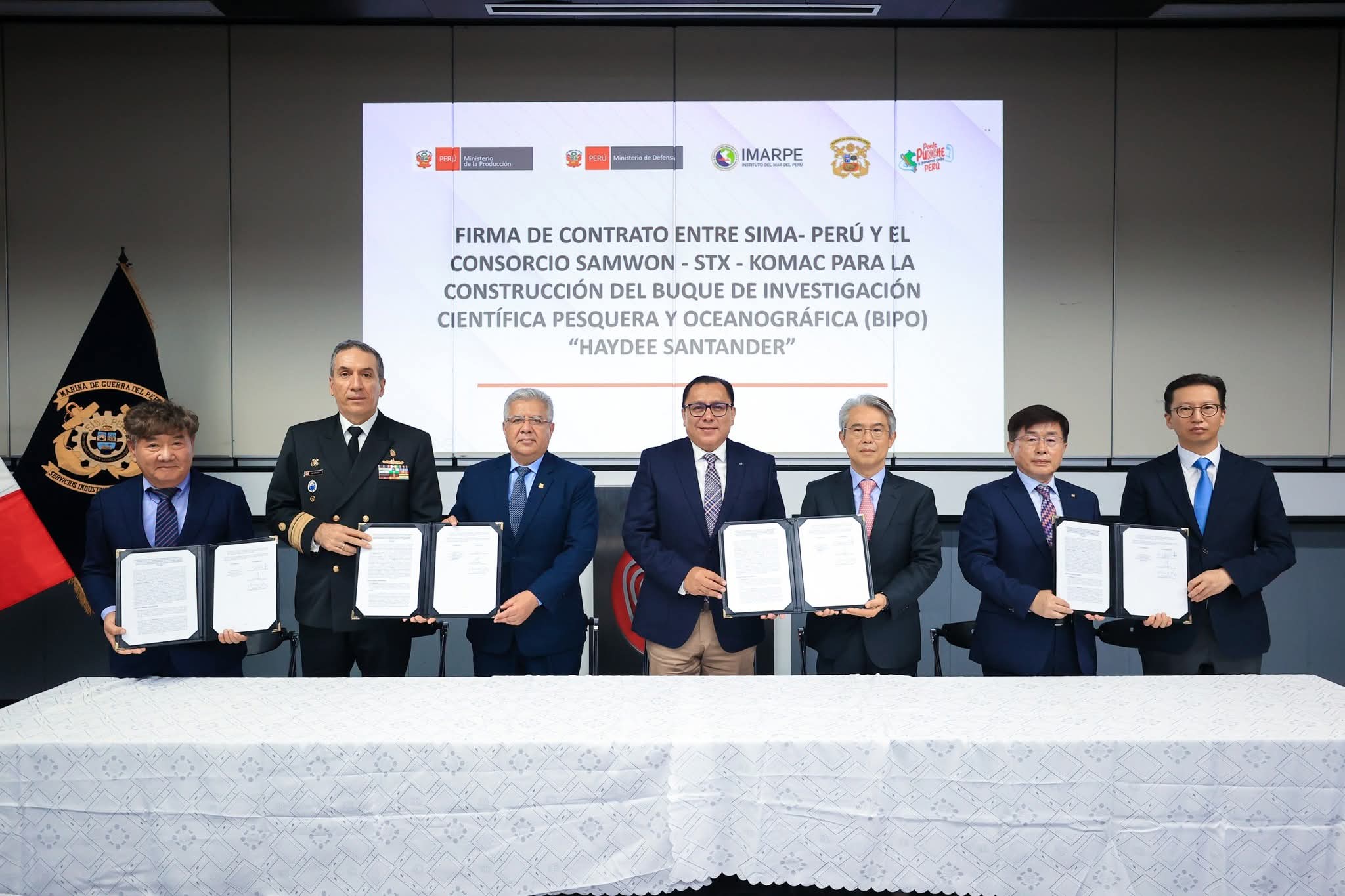 Sima Perú construirá buque de investigación científica gracias a convenio con Corea