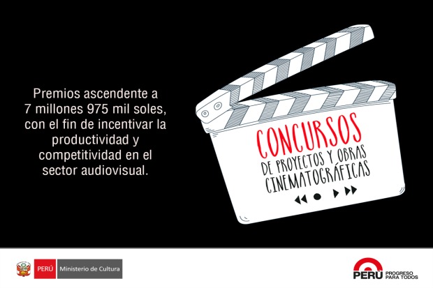 Ministerio de Cultura convoca a concursos de cine