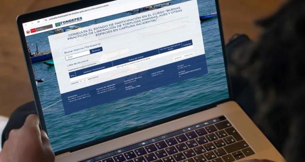 Lanzan plataforma virtual para certificar a pescadores artesanales en prácticas sostenibles de liberación de tortugas marinas