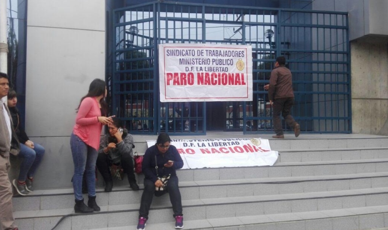 Trujillo: trabajadores del Ministerio Público acatan paro de 72 horas