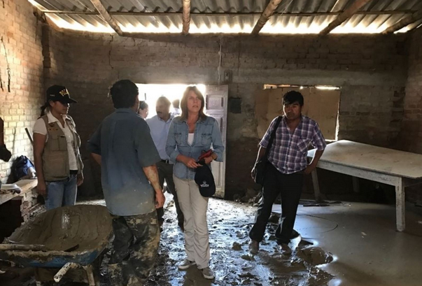 La Libertad: ministra Aljovín supervisó reubicación de damnificados en Río Seco