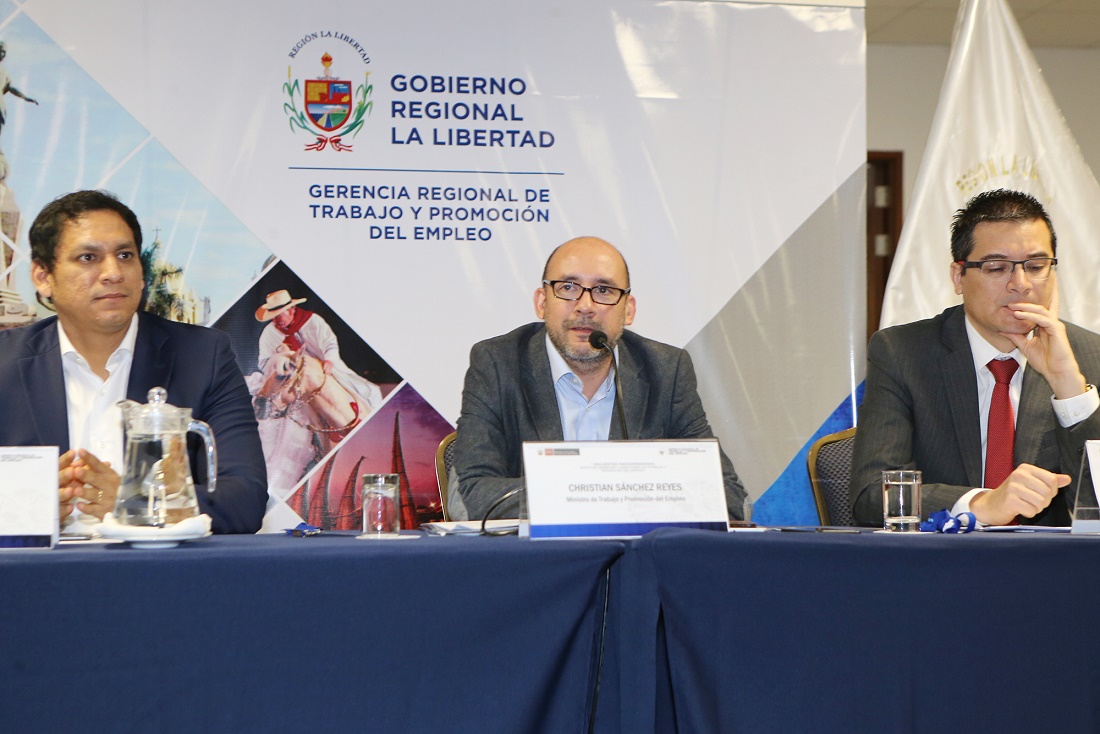 Ministro Sánchez insta a construir agenda laboral concertada en la macrorregión norte 