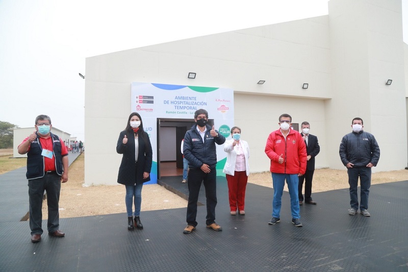 Trujillo: ministro de Transportes supervisa traslado de pacientes con covid-19 a hospitalización temporal en el “Ramón Castilla”