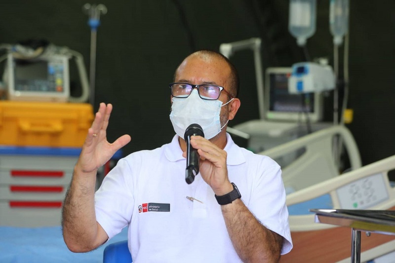 Ministro Zamora: "Estamos en la fase más aguda del Covid-19 y número de casos aumentará"