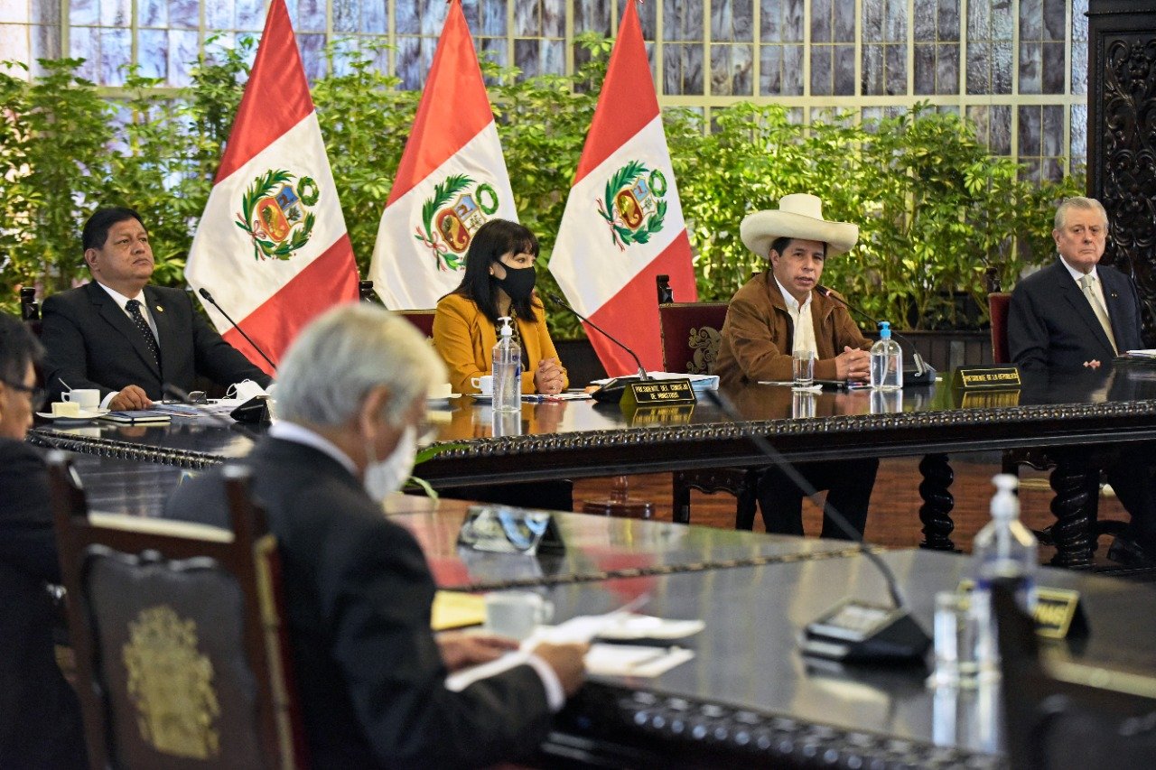 Presidente Castillo: reunión de Gabinete definió trabajo a corto plazo y voto de confianza