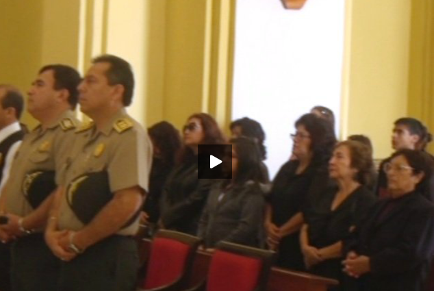 Ofician misa por el mes de fallecimiento de policías en carretera a Julcán