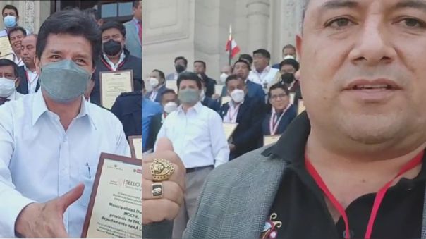 Alcalde de Moche devuelve reconocimiento municipal a Castillo en ceremonia en Palacio 