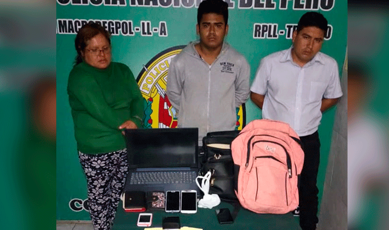 Desarticulan banda dedicada a estafar, robar y secuestrar en Moche