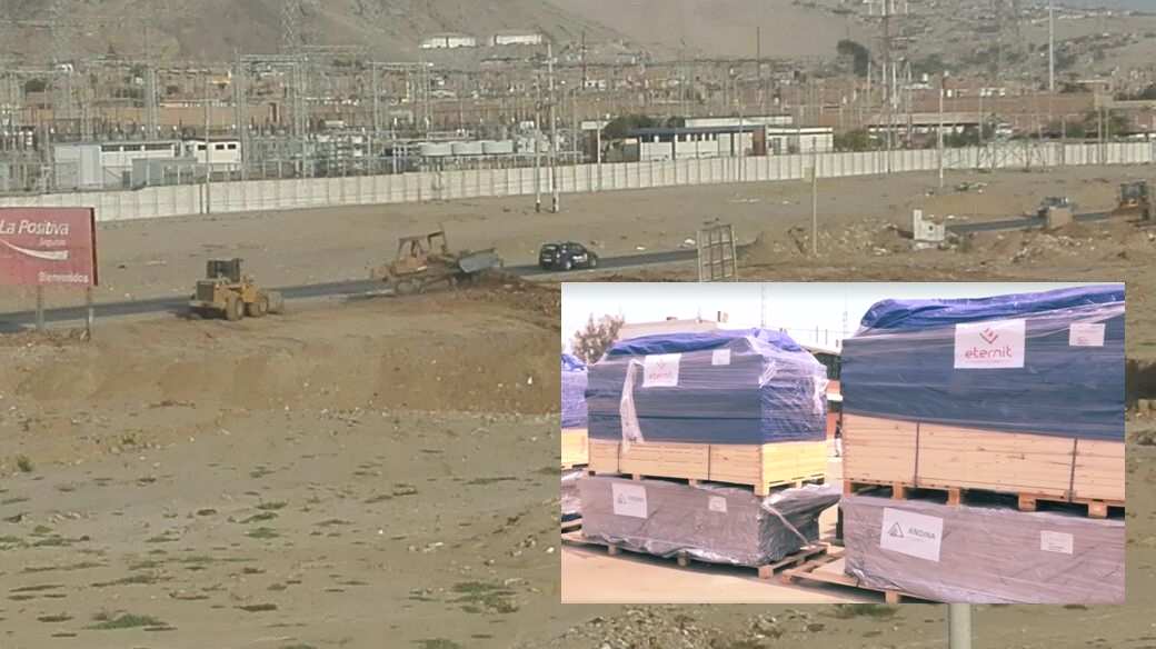 Llegan primeras viviendas prefabricadas para damnificados de Trujillo