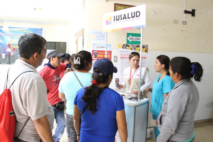 Chepén: instalan módulo de atención al usuario en hospital de apoyo