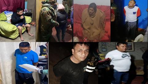 Capturan a 15 presuntos integrantes de Los Magníficos de Noche en diferentes puntos de Trujillo