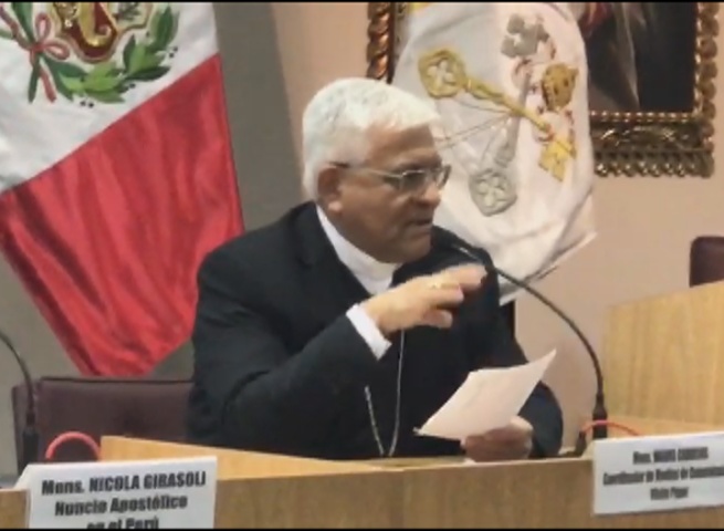 Monseñor anuncia recorrido oficial de papa Francisco en Trujillo