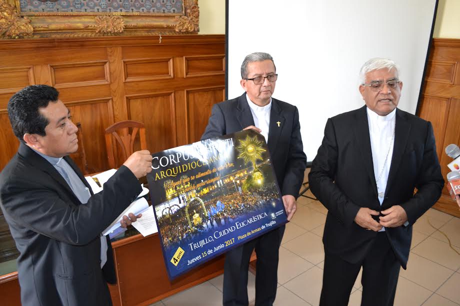 Trujillo celebrará solemnidad del Corpus Christi  y Semana Eucarística 2017