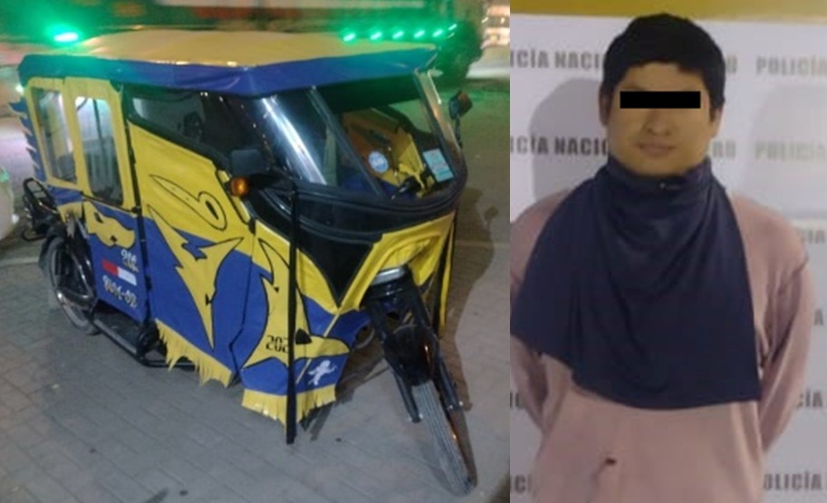 Capturan a sujeto que participó en robo de mototaxi en La Esperanza